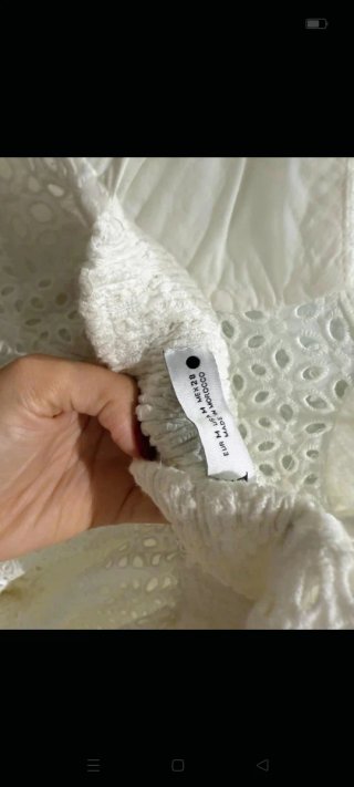 Vestido corto bordado