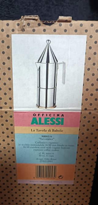 Cafetera Espresso Alessi La Conica