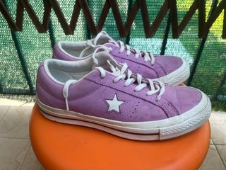 Converse basse sneakers donna rosa size 37