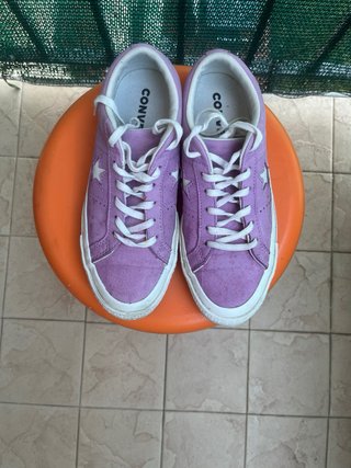 Converse basse sneakers donna rosa size 37
