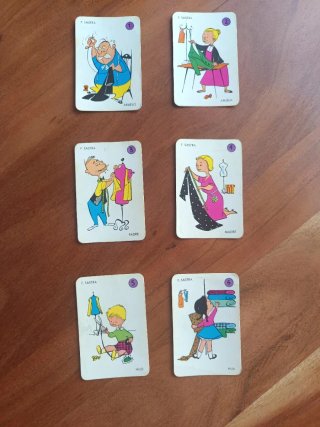 Juego de las 7 Familias Nº1 Los Oficios - Año 1963