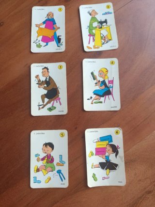 Juego de las 7 Familias Nº1 Los Oficios - Año 1963