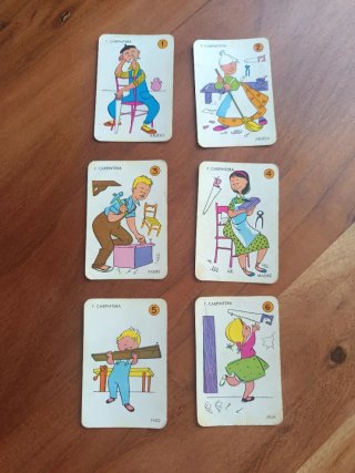 Juego de las 7 Familias Nº1 Los Oficios - Año 1963
