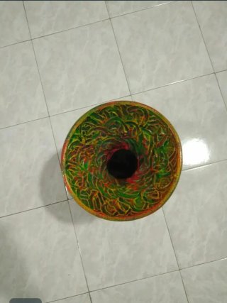 Jarrón Decorativo Cadena Multicolor