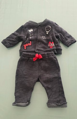 Completo bambino tuta e felpa