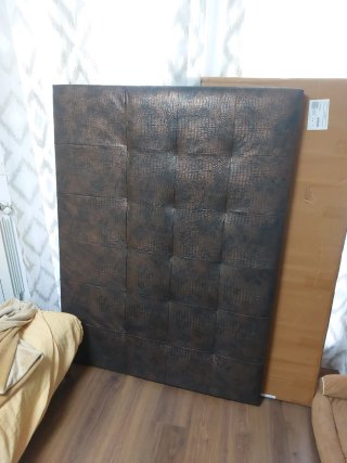 Cabecero Cama 162x120 cm Piel Sintética