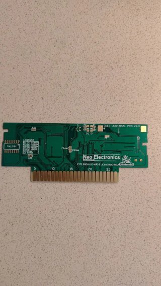 Placa PCB Neo Electronics para cartucho SNES