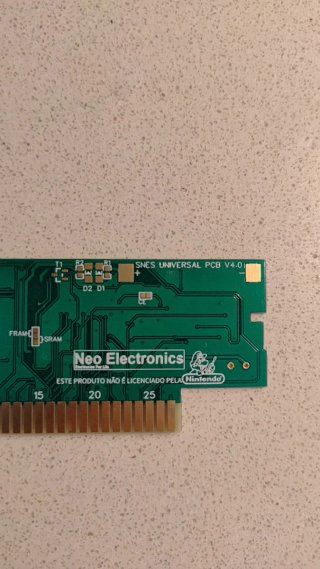 Placa PCB Neo Electronics para cartucho SNES