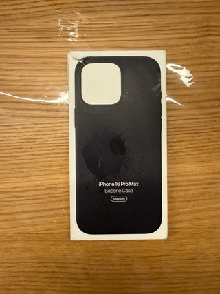 Cover iPhone 16 Pro Max Silicone MagSafe Nero