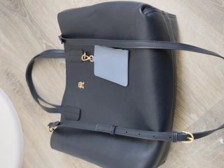Bolso Tote Tommy Hilfiger Negro/Gris