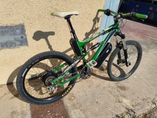 Bicicleta montaña con kit electrico