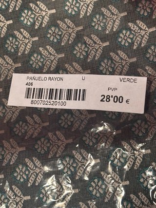 OFERTA! Pañuelo Rayón fallero adulto NUEVO!
