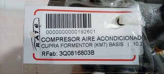 CUPRA FORMENTOR (KM7) BASIS COMPRESOR AIRE ACONDICIONADO