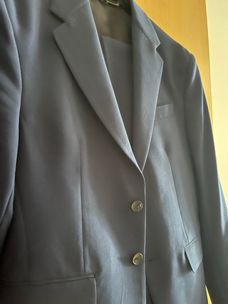 Traje azul Zara