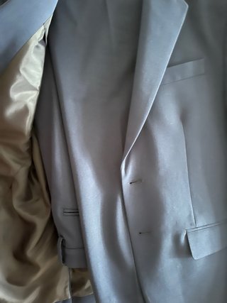 Traje azul Zara