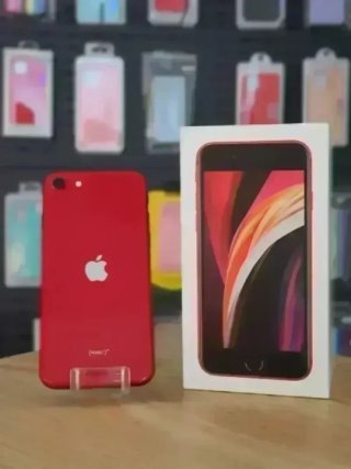 IPHONE SE 2020 128GB ROSSO 100% BATTERIA-.-