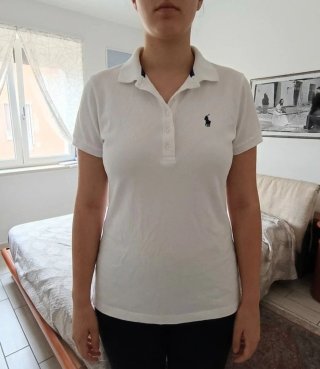 Polo Ralph Lauren Bianca Donna Tg. XL