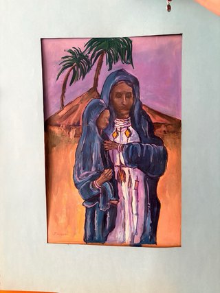 Lote de 2 láminas decorativas