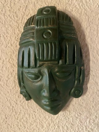 Máscaras Mayas Decorativas (Set de 4)