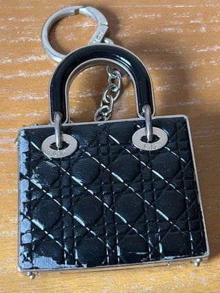 Colgante Bolso Llavero Dior Negro