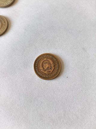 Lote 9 monedas Yugoslavia