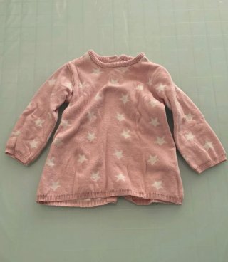 Golfino bimba rosa stelle