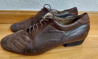 Zapatos Tango Piel y Gamuza Talla 44