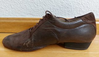 Zapatos Tango Piel y Gamuza Talla 44