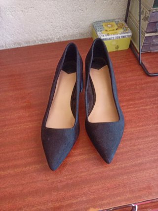 Zapatos tacón negros mujer talla 38