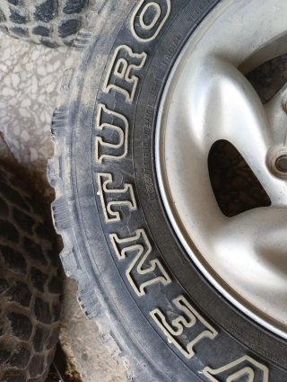 Llantas con neumáticos Hyundai Galloper 4uds GT