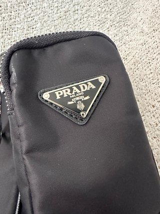 Borsa Prada Nero in Nylon con Necessaire