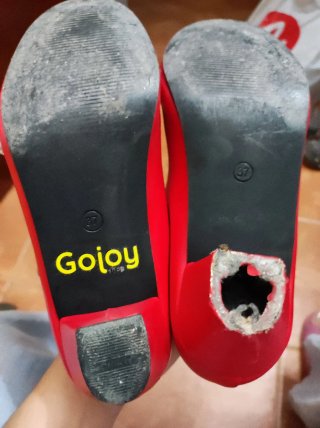 Zapatos Flamenco Sevillanas Rojo Talla 37