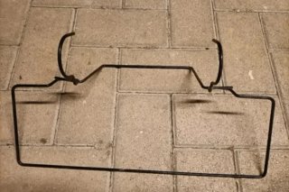 Set 5 Supporti Fioriera Balcone Metallo Nero