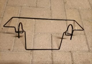 Set 5 Supporti Fioriera Balcone Metallo Nero