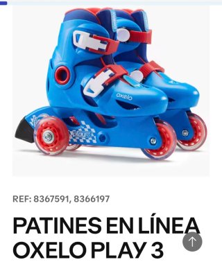 Casco y protecciones patinaje infantil azul