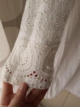 Vestido verano blanco de algodón