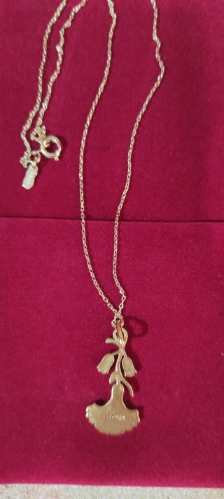 Collar Alhaja bañado en oro 24k
