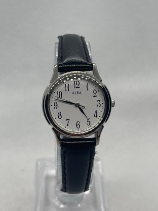Orologio Seiko Alba Vintage Nero/Argento