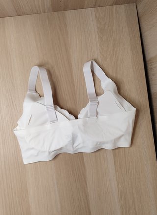Sujetador Blanco Sin Aros Talla XL - Nuevo!!