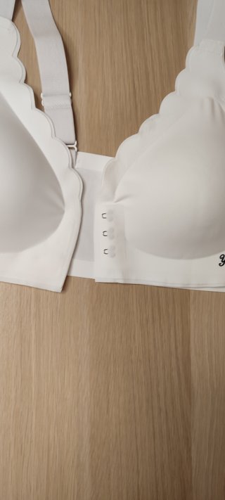Sujetador Blanco Sin Aros Talla XL - Nuevo!!