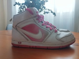 Tenis Nike Blanco y Rosa Talla 38