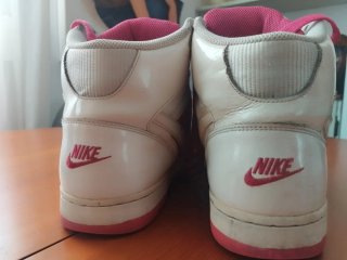 Tenis Nike Blanco y Rosa Talla 38