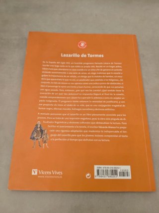 Libro Lazarillo de Tormes