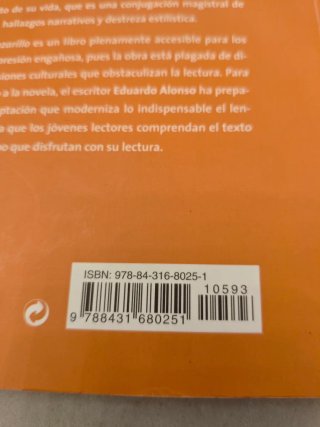 Libro Lazarillo de Tormes
