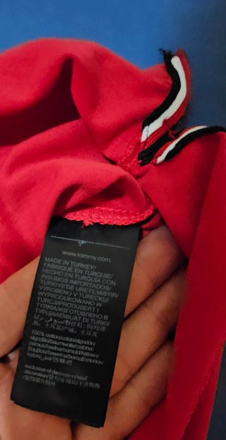 Polo Tommy Hilfiger Rojo Talla XL Slim Fit