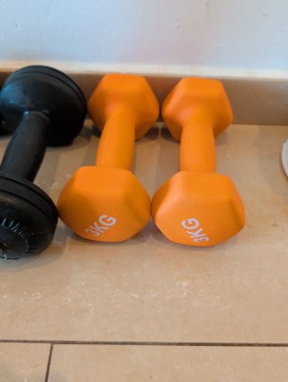 2 Pares Mancuernas Gimnasio 1.5kg y 3kg