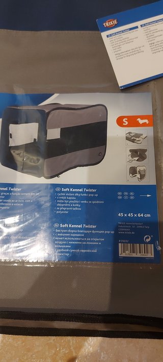 Trixie Soft Kennel Twister S 45x45x64 nuovo mai us
