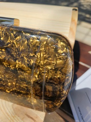 Bolso de fiesta dorado
