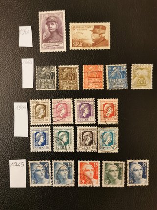 Lotto Francobolli Francesi