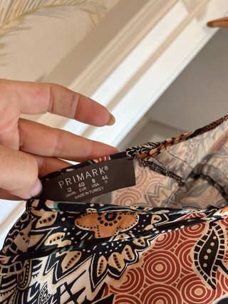 Vestido boho chic étnico largo multicolor Primark